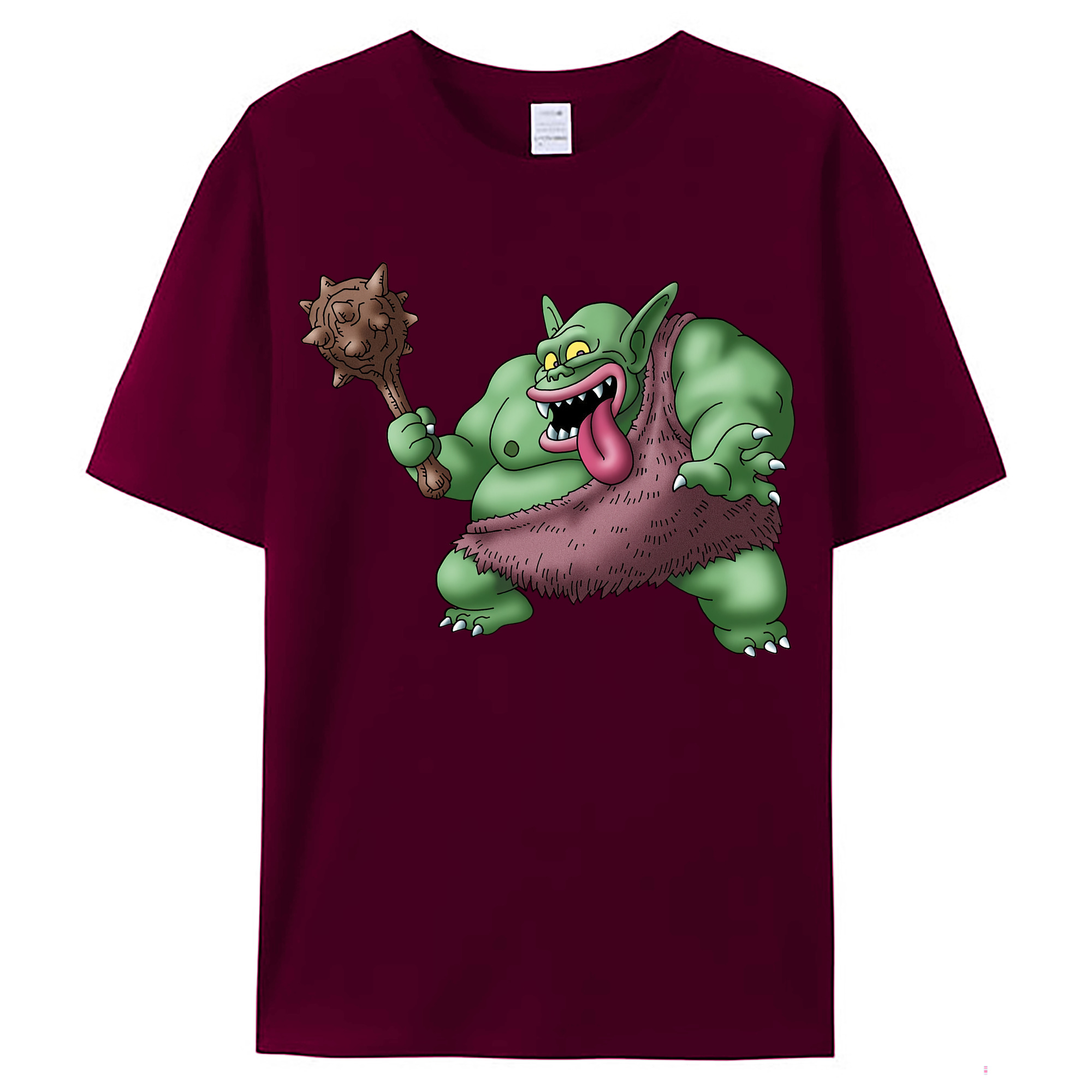 （画像用） ドラゴンクエスト Doragon Kuesuto Dragon Quest レディースカジュアルプリントTシャツ（綿100％）